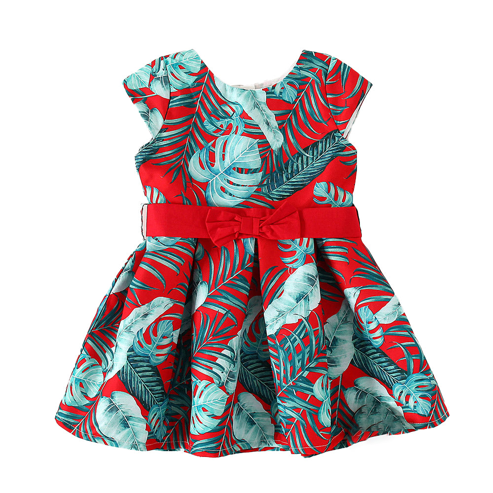 Print Fit & Flare Dress
