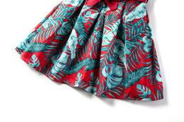 Print Fit & Flare Dress