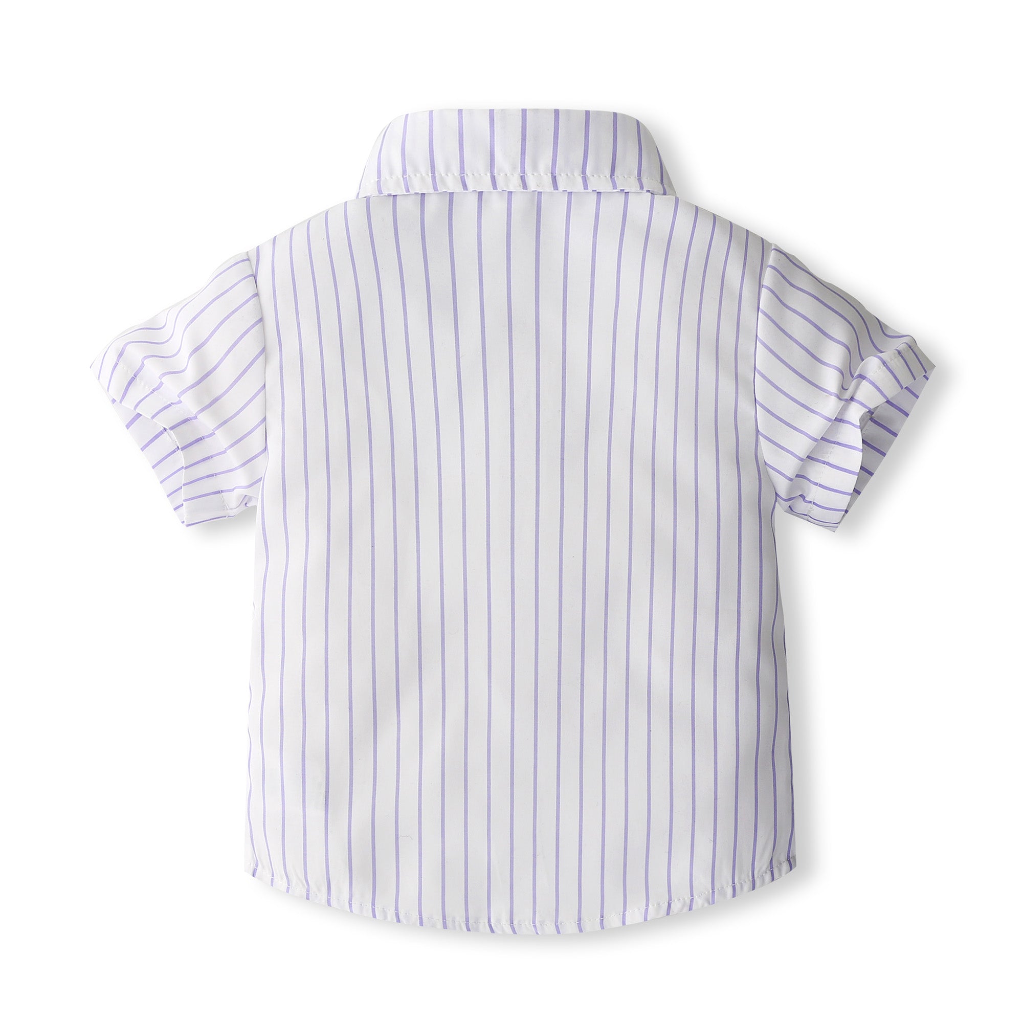 Boys Opaque Striped Party Shirt