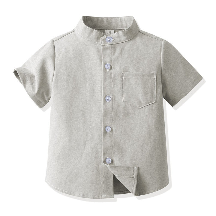 kids Boys Opaque Casual Shirt
