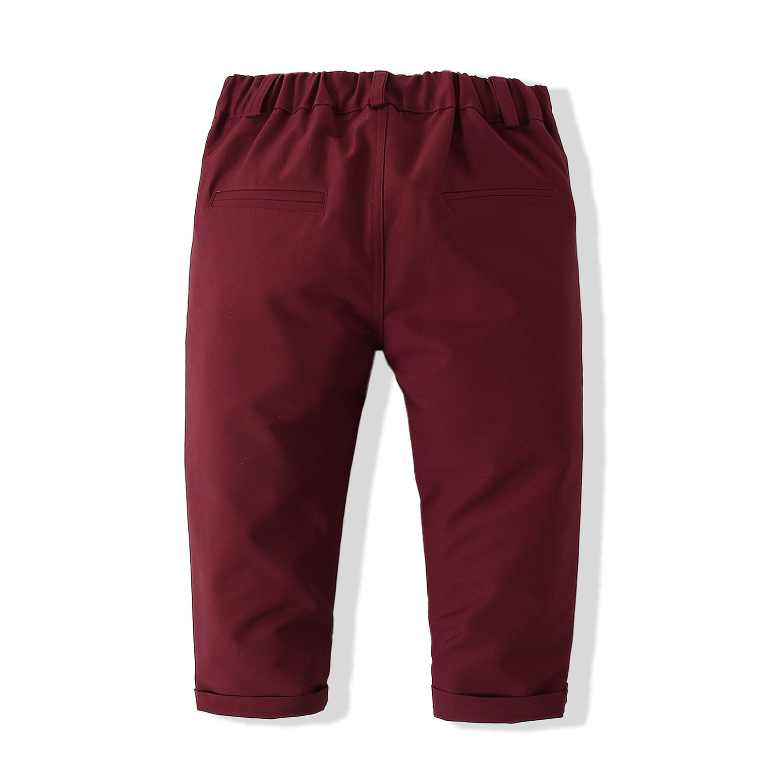 Boys Pure Cotton Single-Breasted Three Piece Suit