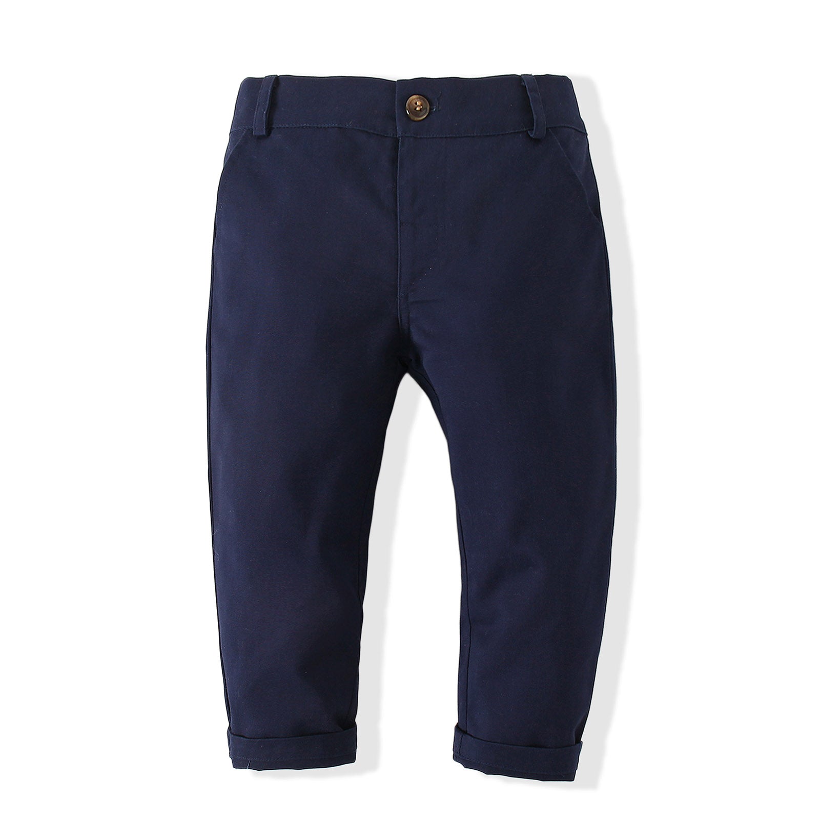 Boys Checked Cotton Three-Piece Party Suits