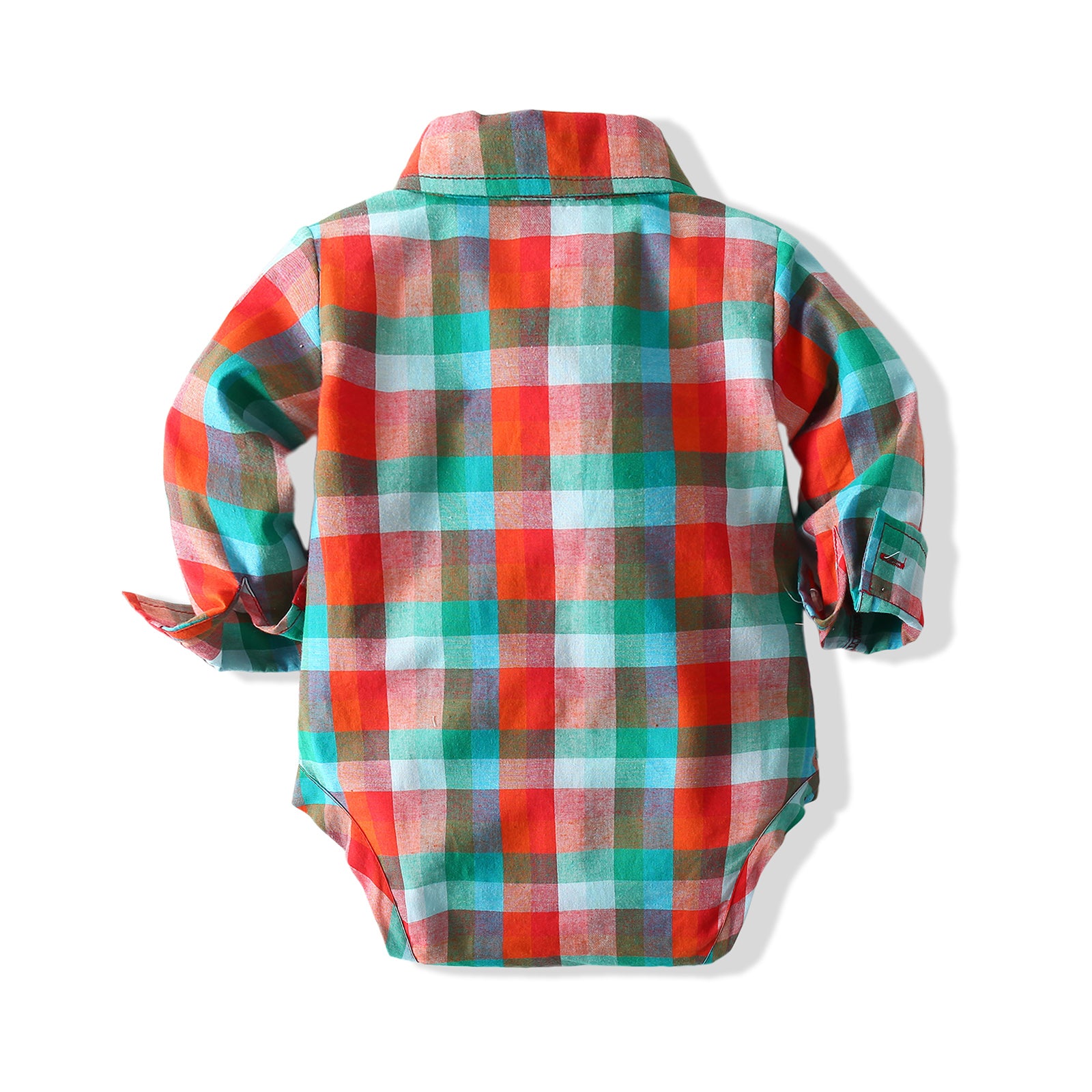 Boys Checked Pure Cotton Shirt With Trousers