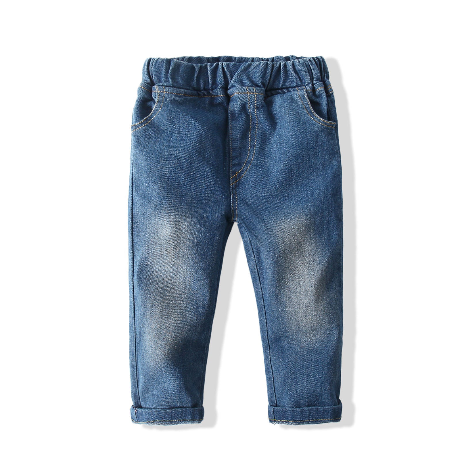 Boys Checked Pure Cotton Shirt With Trousers