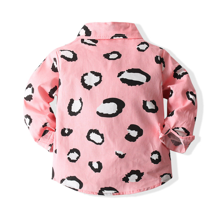 Boys Printed Pure Cotton Shirt With Trousers