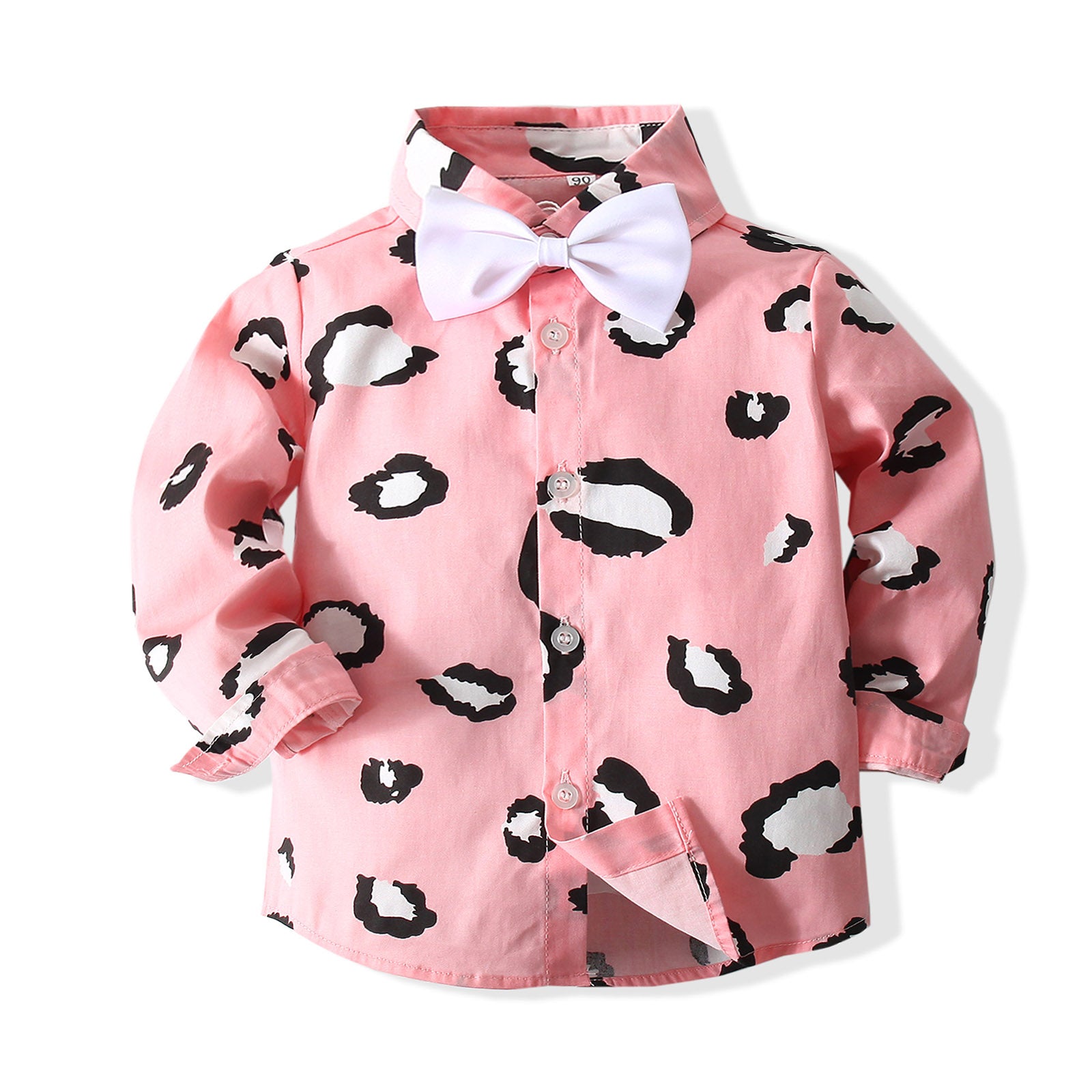 Boys Printed Pure Cotton Shirt With Trousers