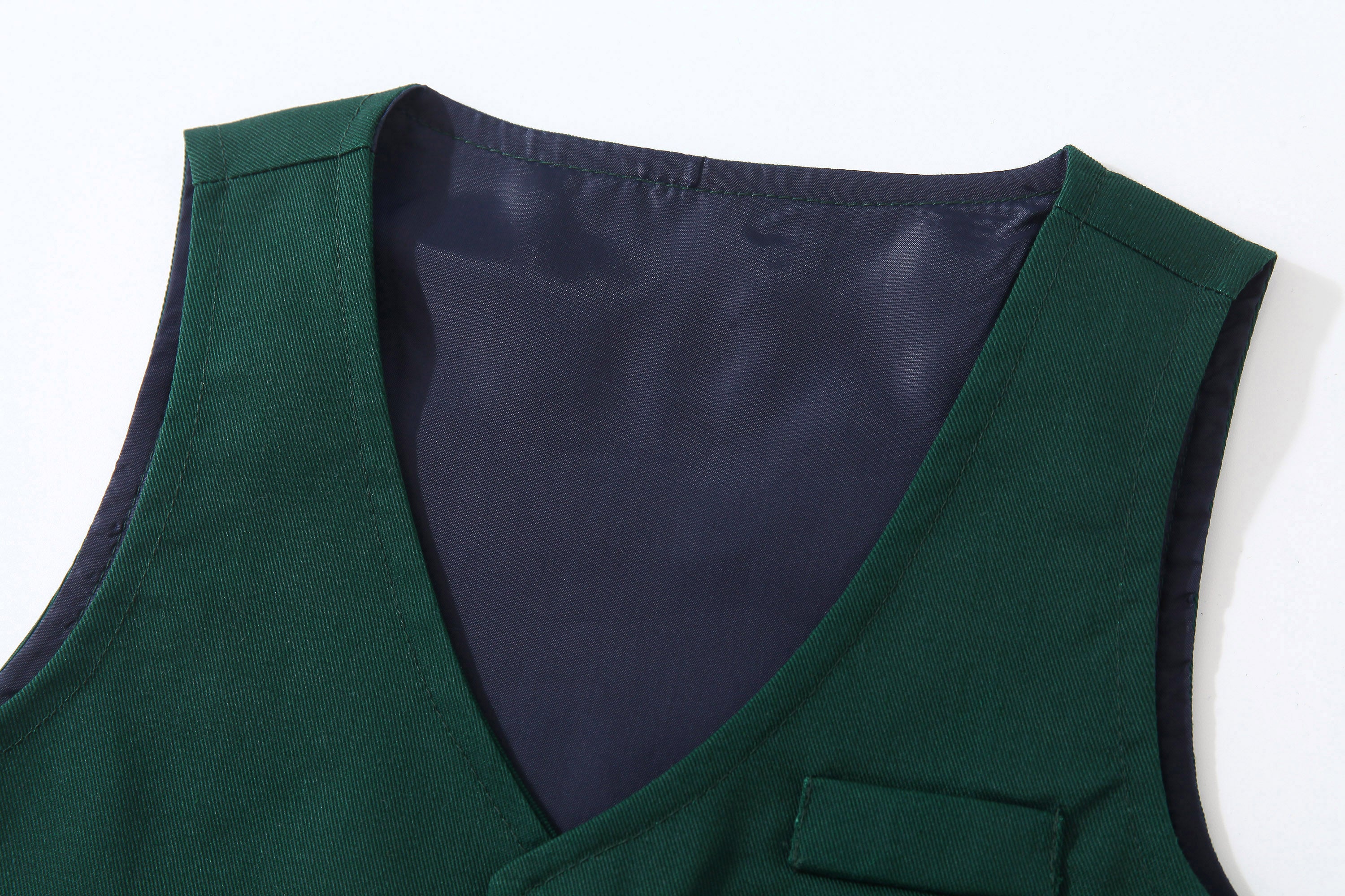 Boys Pure Cotton Single-Breasted Three Piece Suit