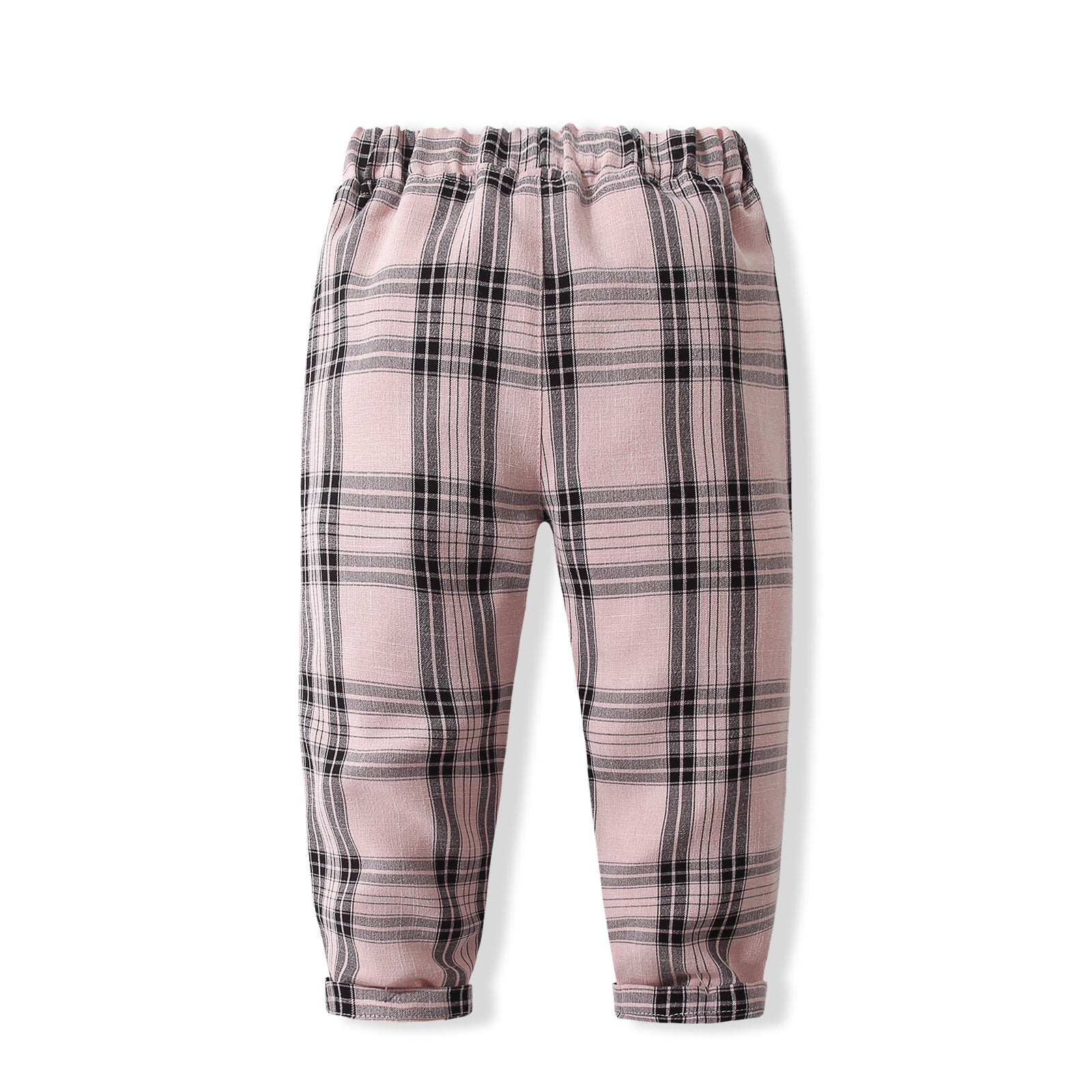 Boys Checked Pure Cotton Single-Breasted Three Piece Suit