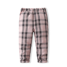 Boys Checked Pure Cotton Single-Breasted Three Piece Suit