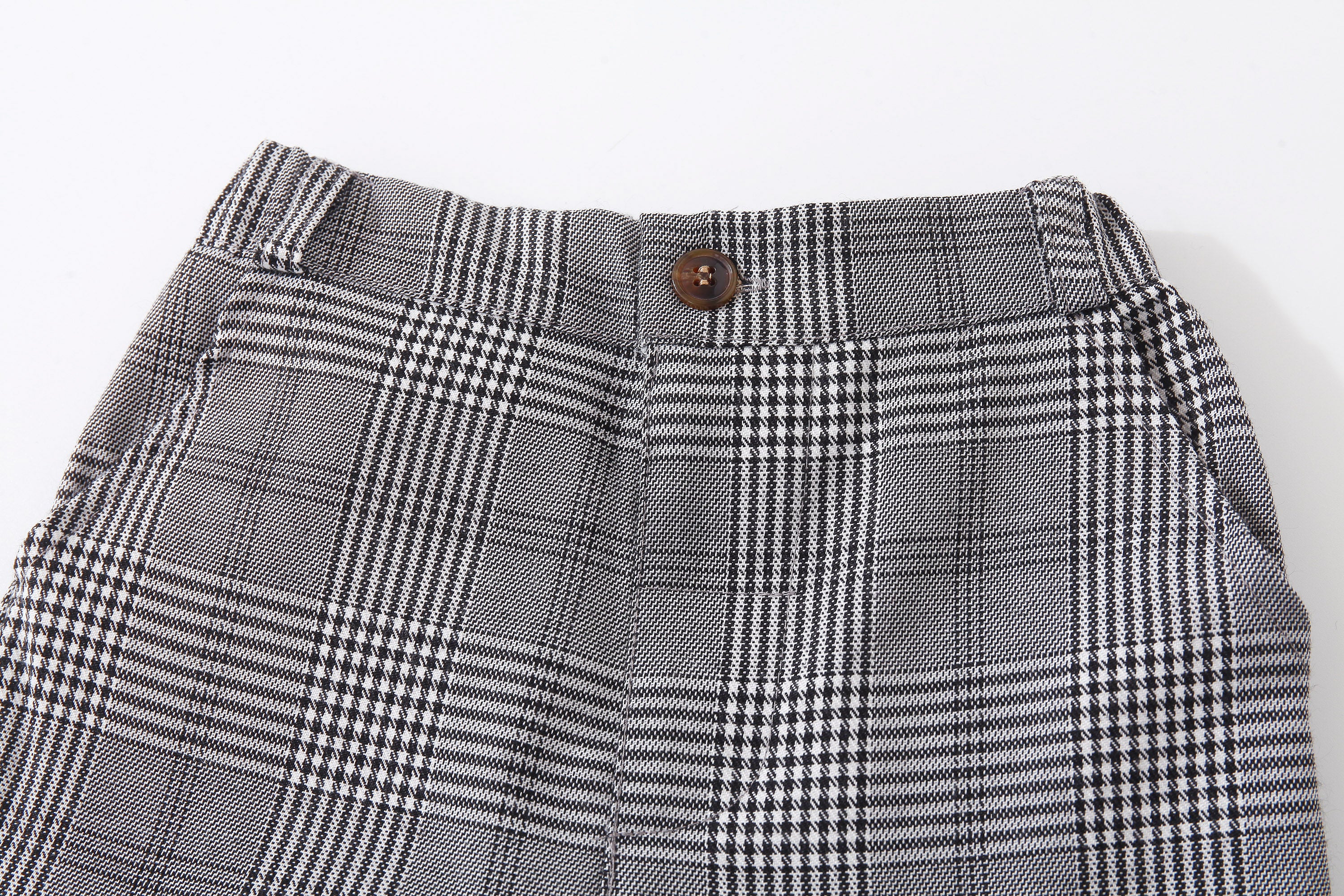 Boys Checked Shirt with Trousers