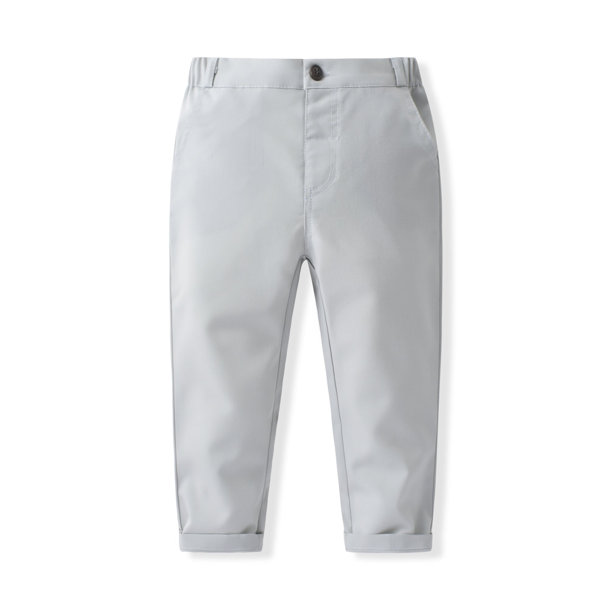 Boys Pure Cotton Single-Breasted Three Piece Suit