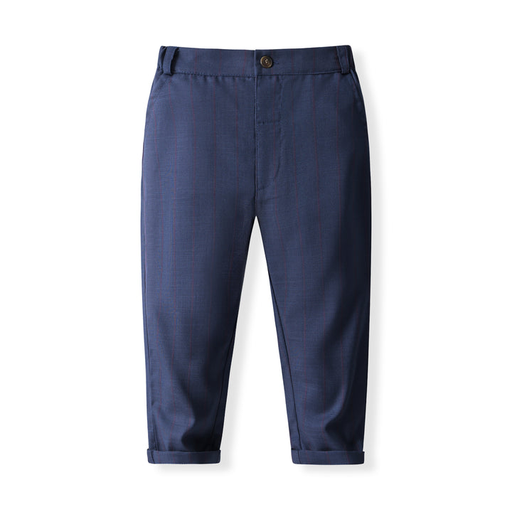Boys Pure Cotton Shirt With Trouser & Waistcoat