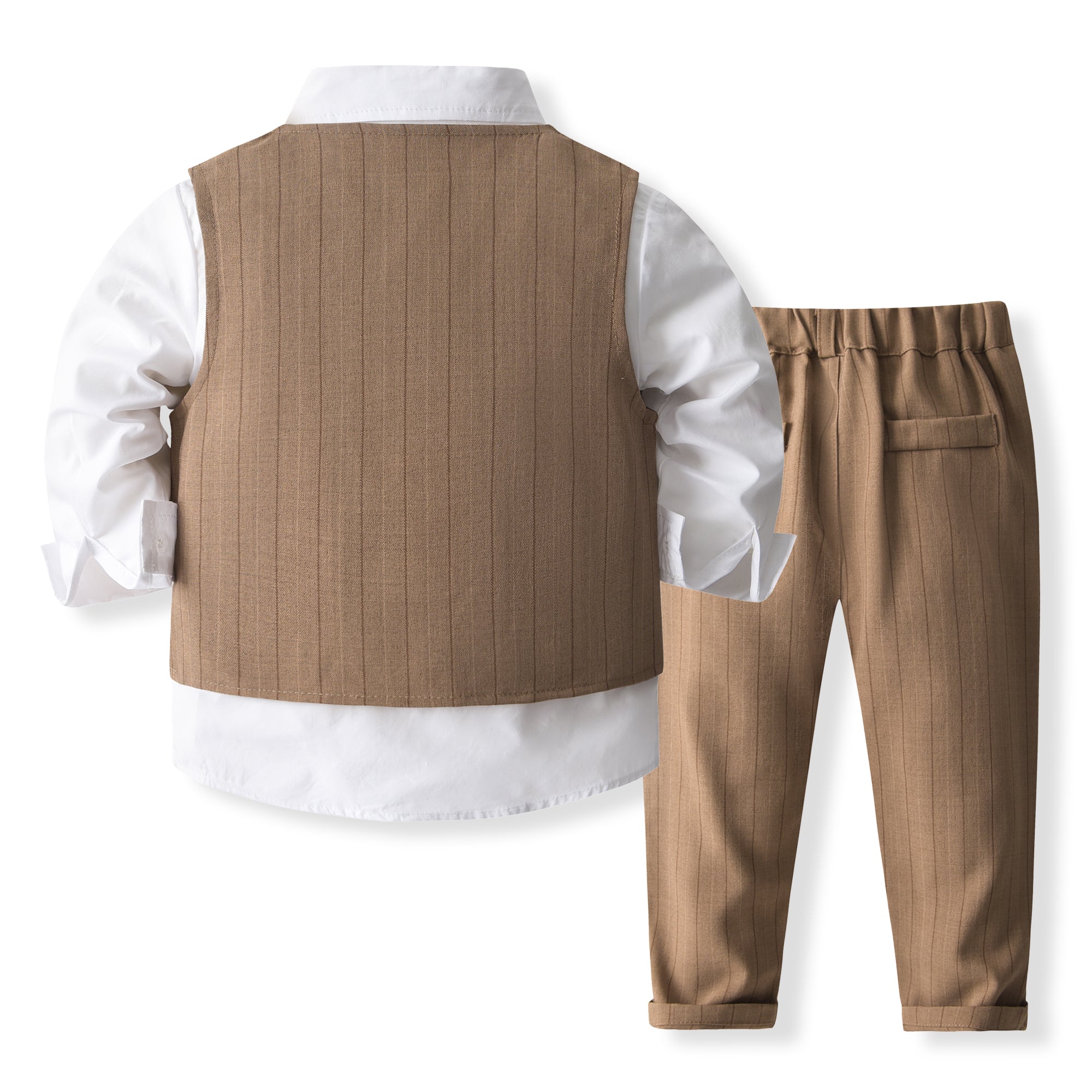 Boys Striped 3-Piece Party Suits