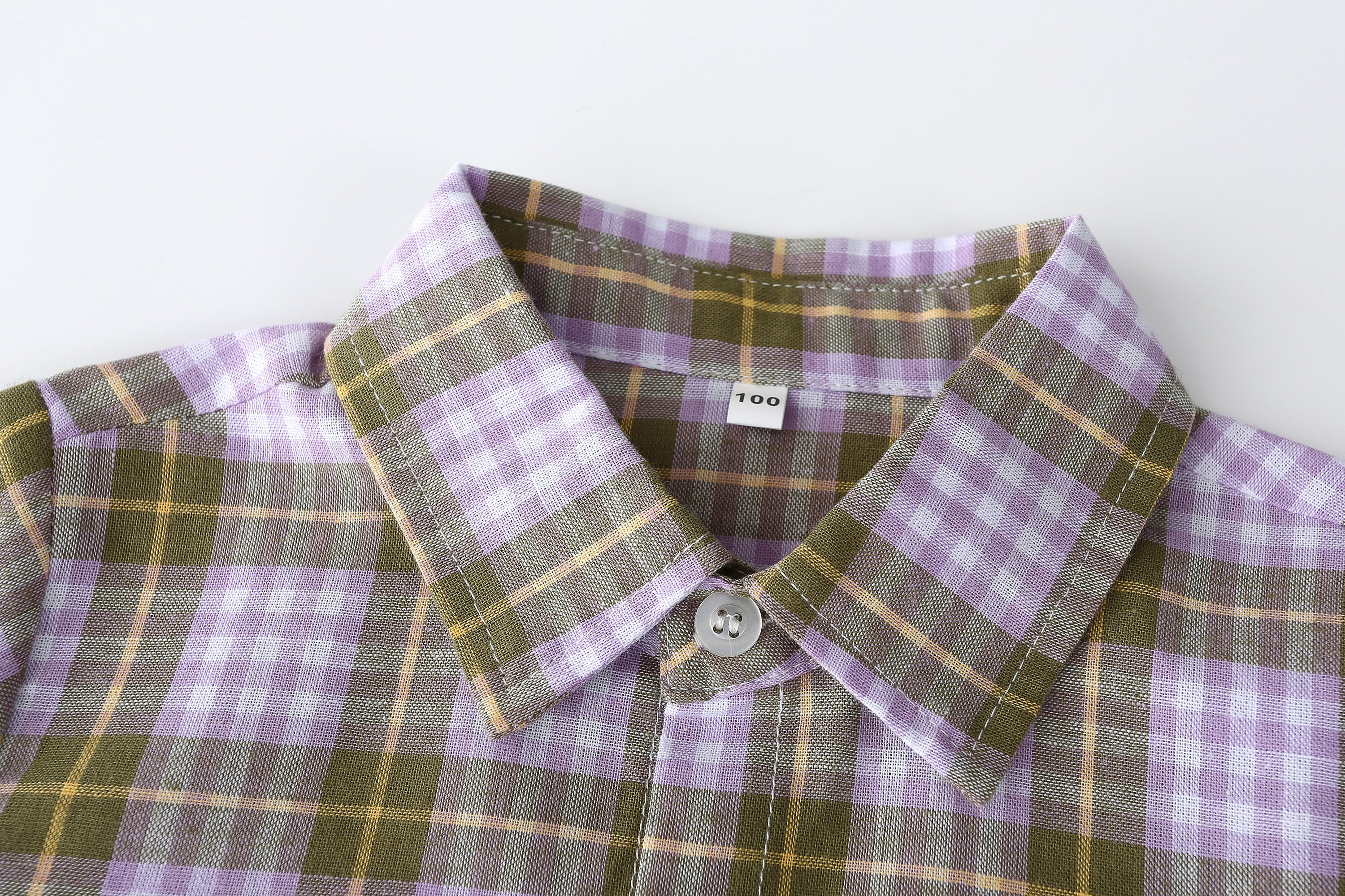 Boys Checked Shirt with Shorts
