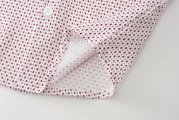 Boys Printed Long Sleeves Shirt Collar Top with Trousers