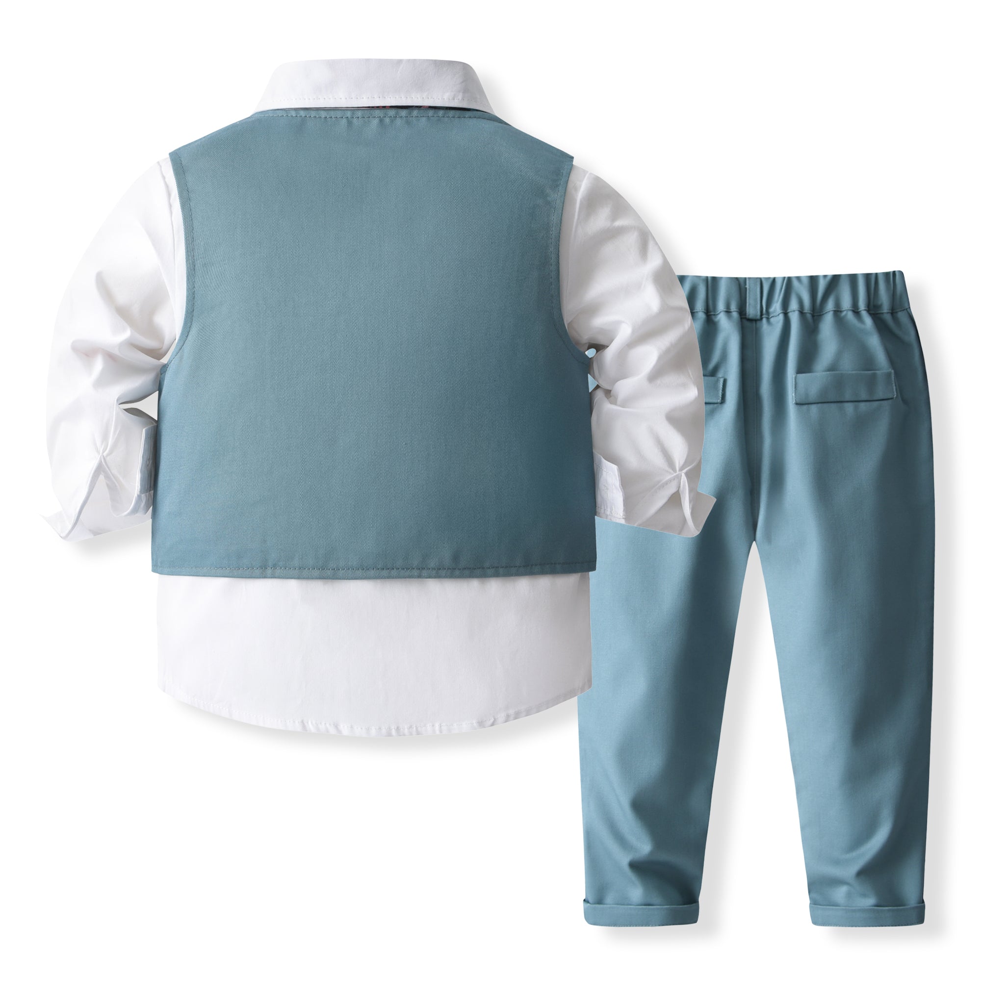 Boys Cotton 3 Piece Suit