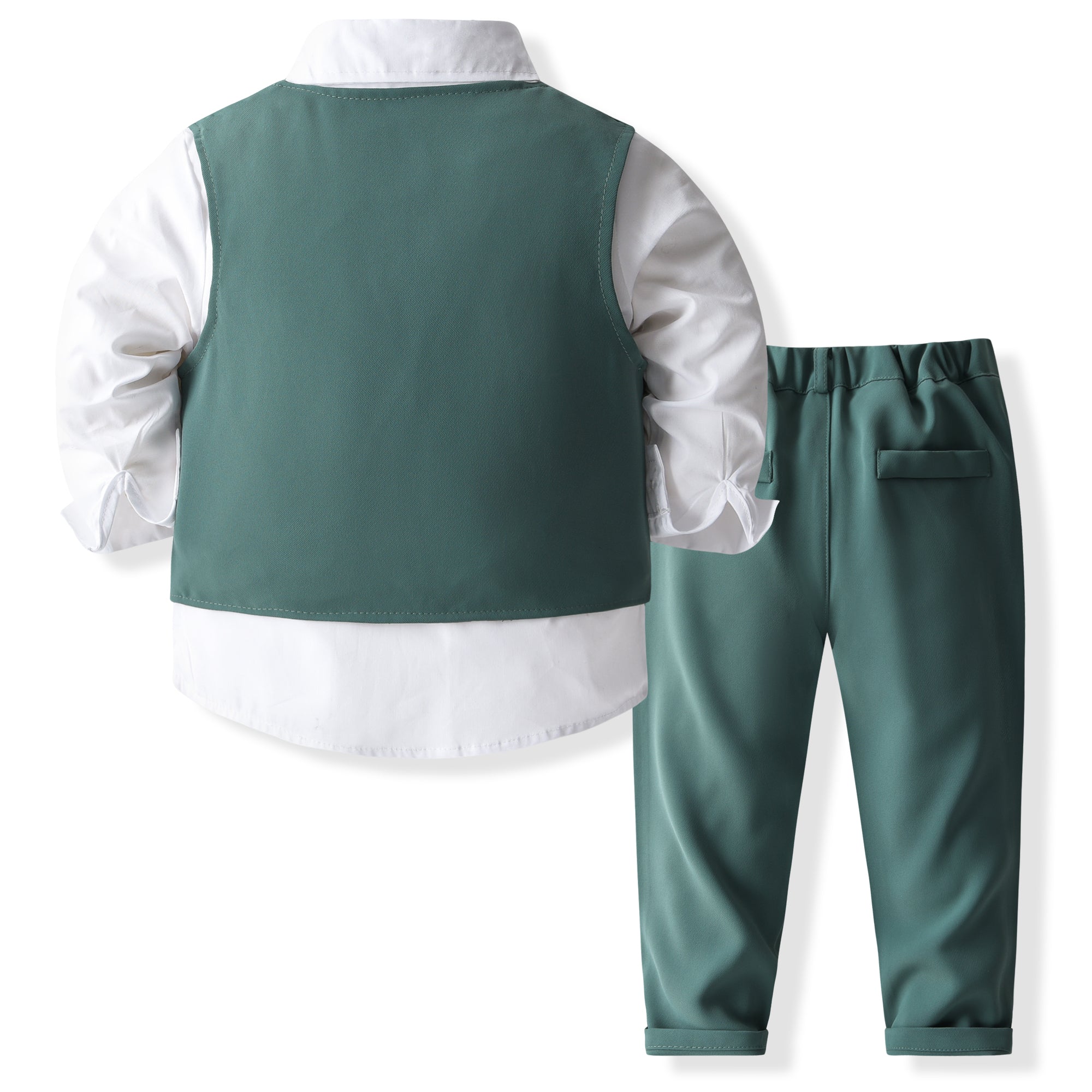 Boys Pure Cotton Three Piece Suit