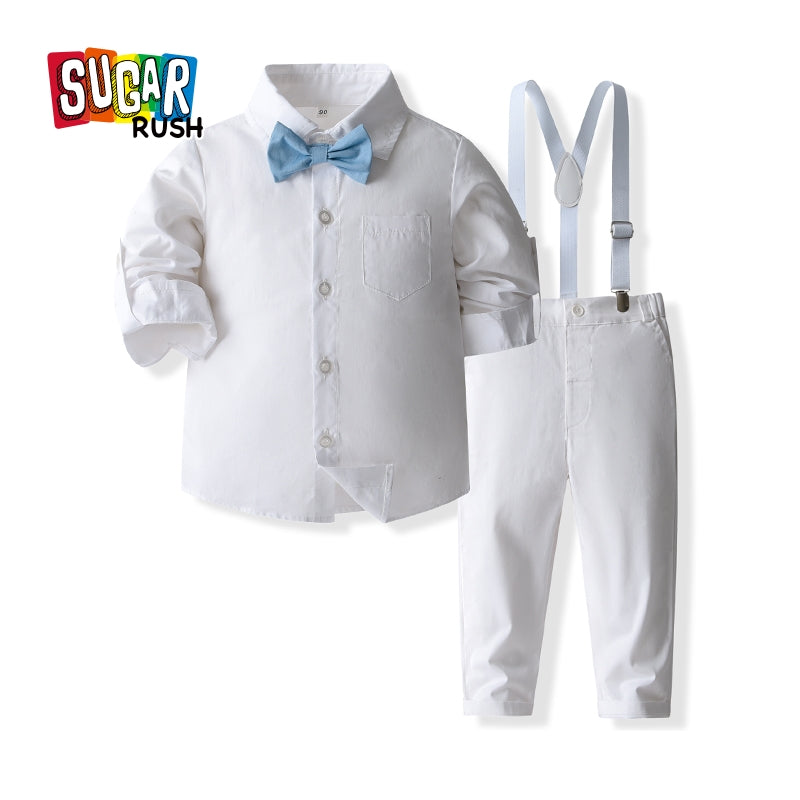 Boys Pure Cotton Three Piece Suit