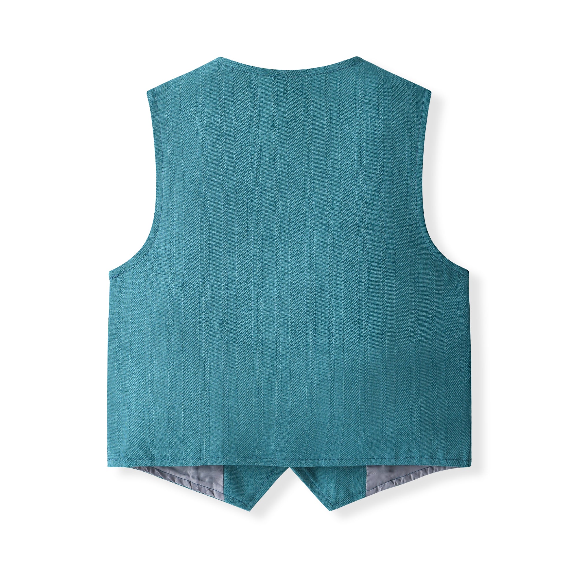 Boys Pure Cotton Shirt With Trousers & Waistcoat