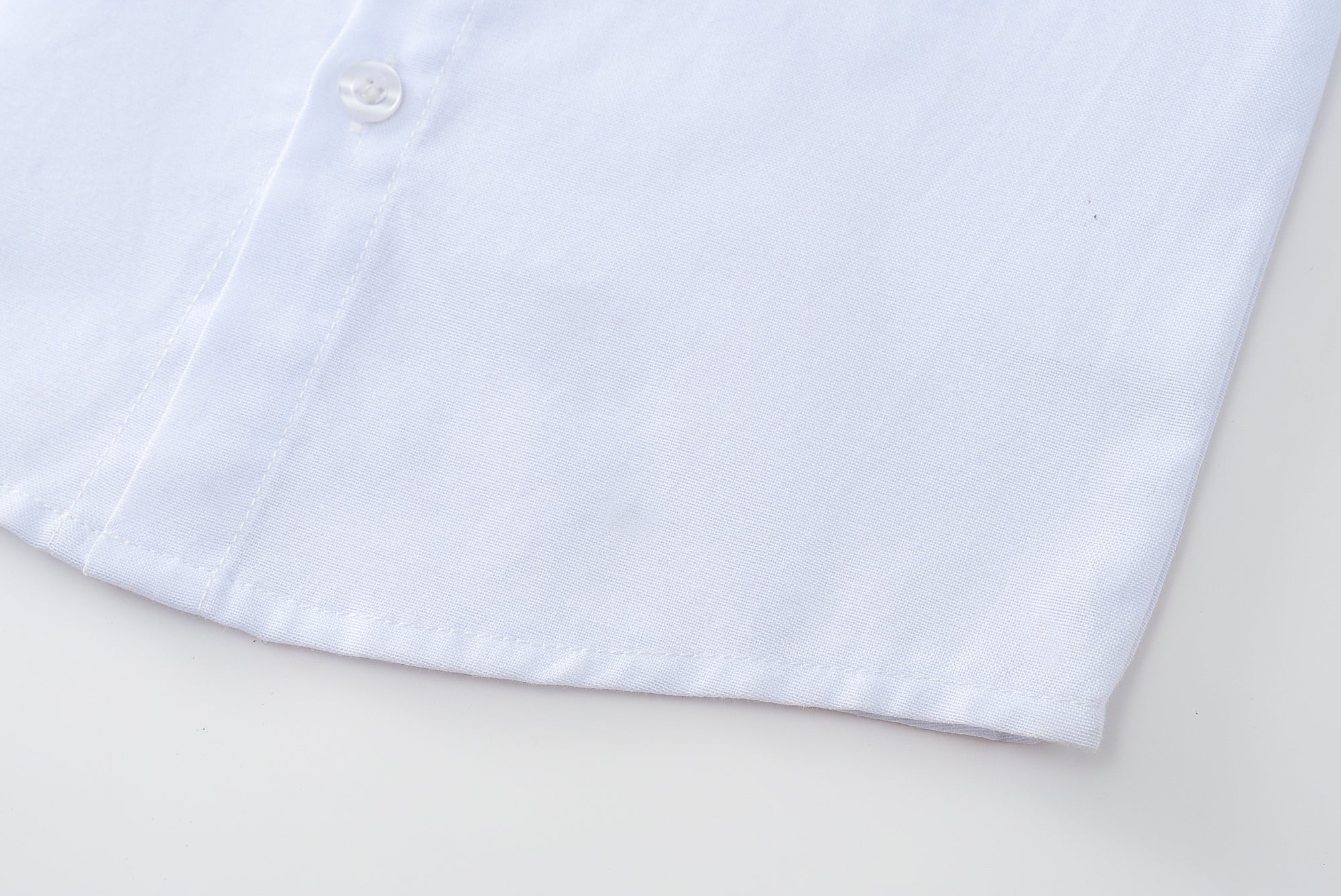 Boys Green & White Shirt Collar Pure Cotton Shirt with Trousers