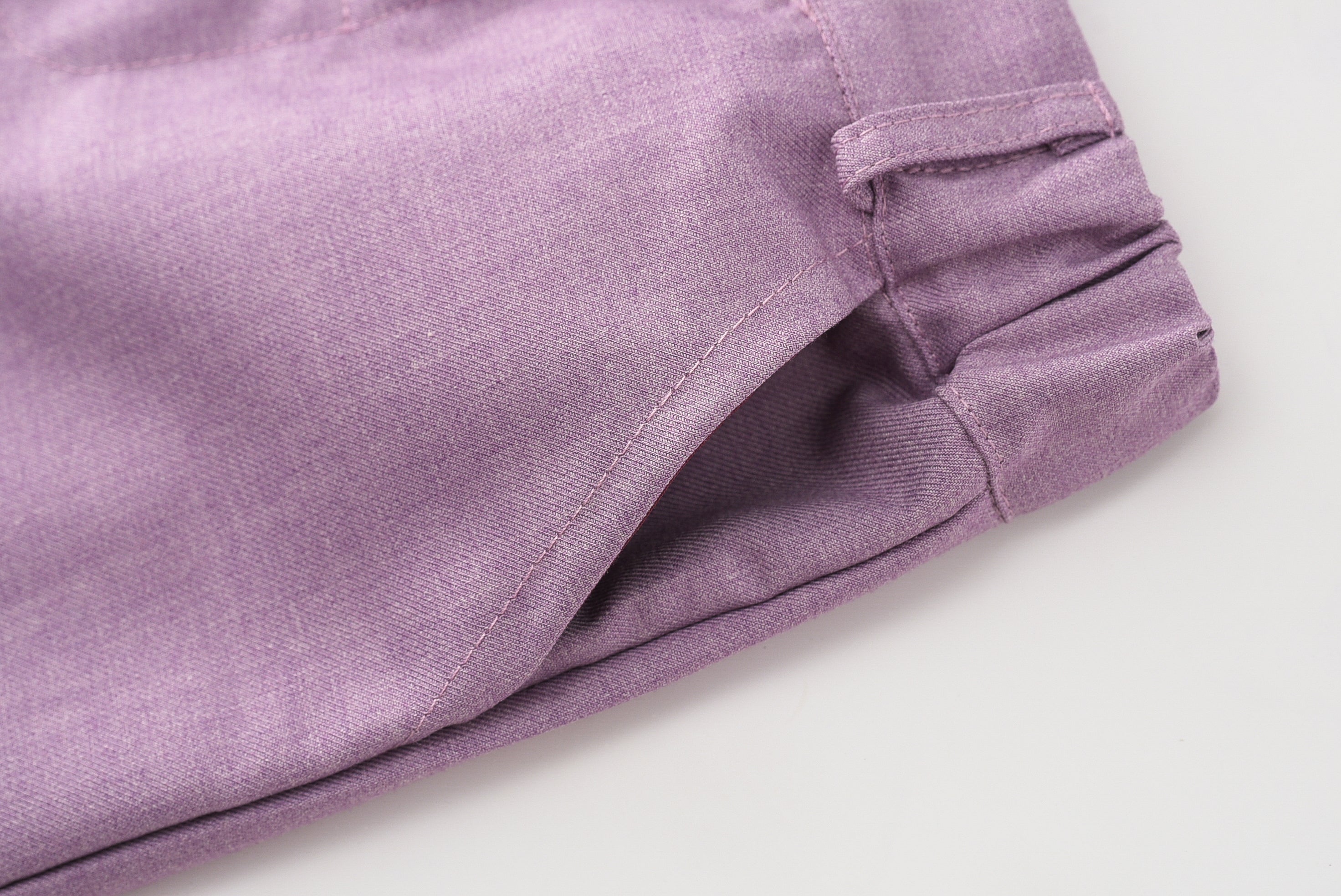 Boys Purple & White Striped Pure Cotton Shirt with Trousers