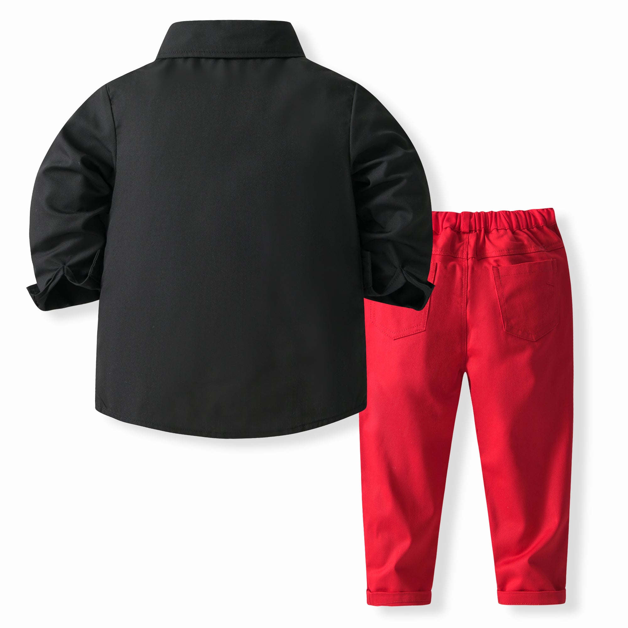 Boys Pure Cotton Shirt With Trousers