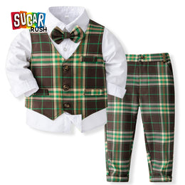 Boys Green Top with Trousers