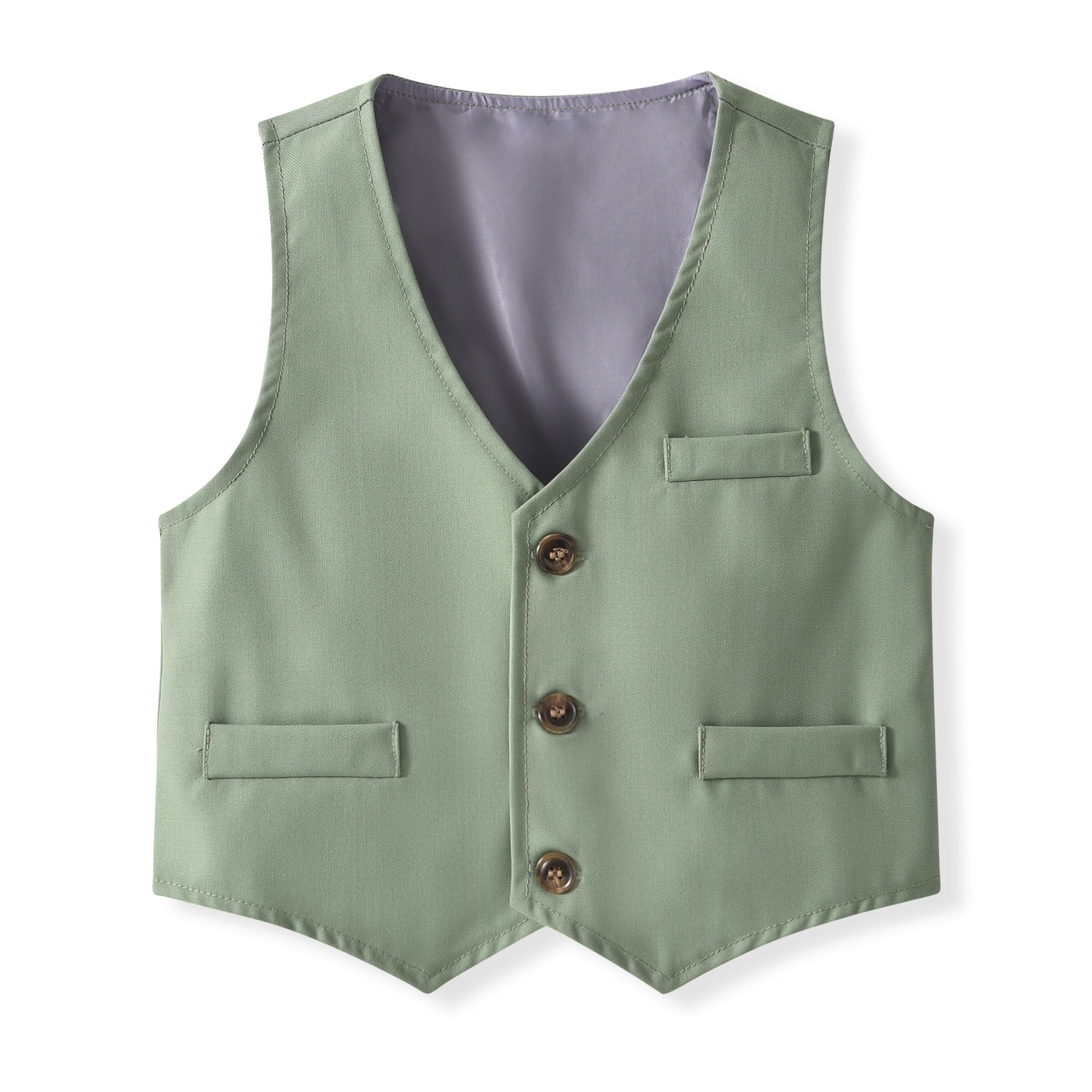 Boys Cotton Three Piece Suit