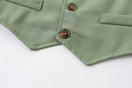Boys Shirt And Trousers With Waistcoat Suit Set