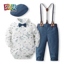 Boys Printed Shirt with Trousers