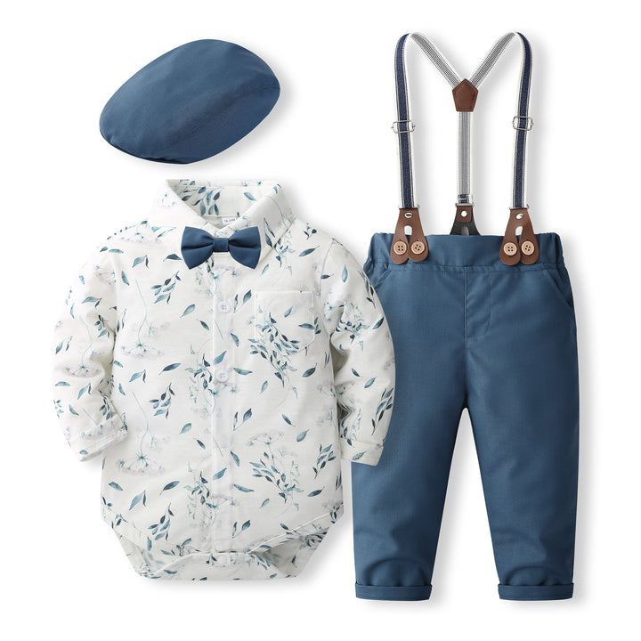 Boys Printed Shirt with Trousers
