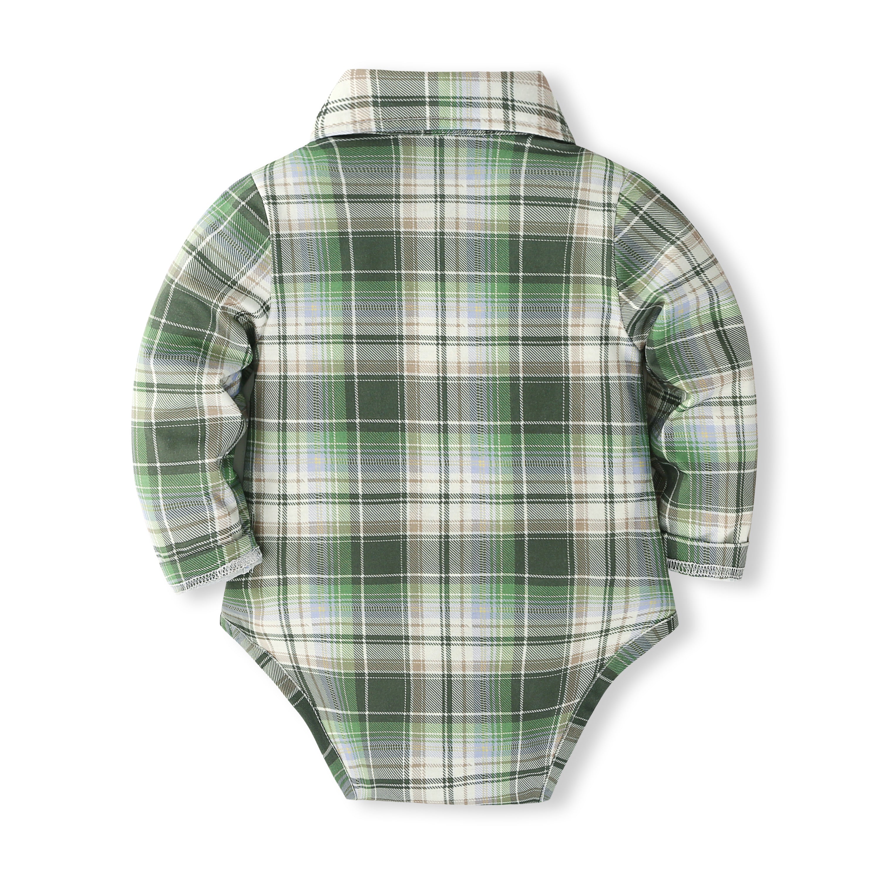 Boys Checked Shirt with Trousers