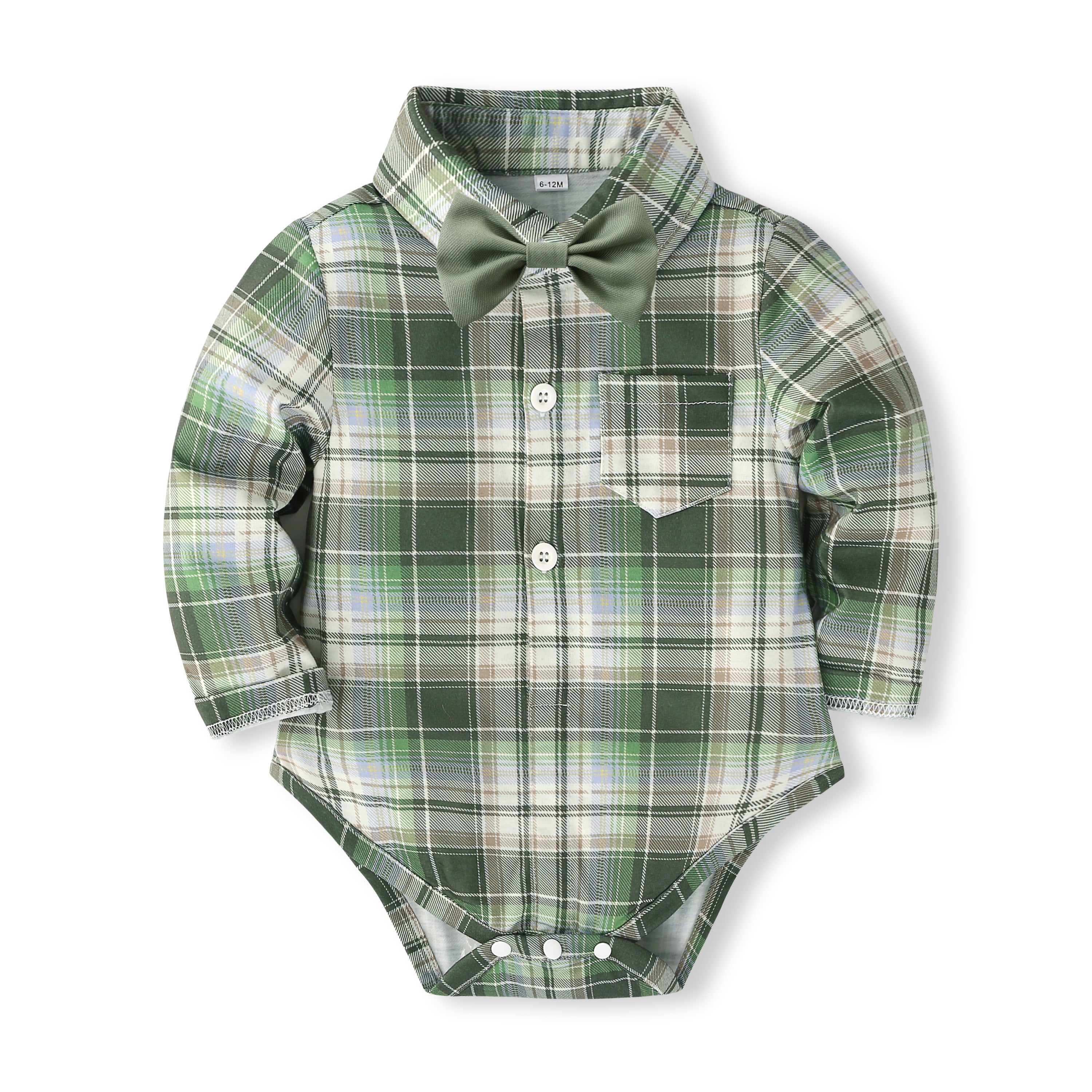 Boys Checked Shirt with Trousers