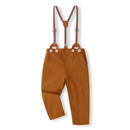 Boys Checked Shirt with Trouser