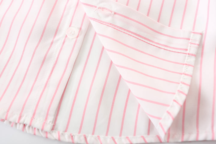 Boys Striped Shirt with Shorts