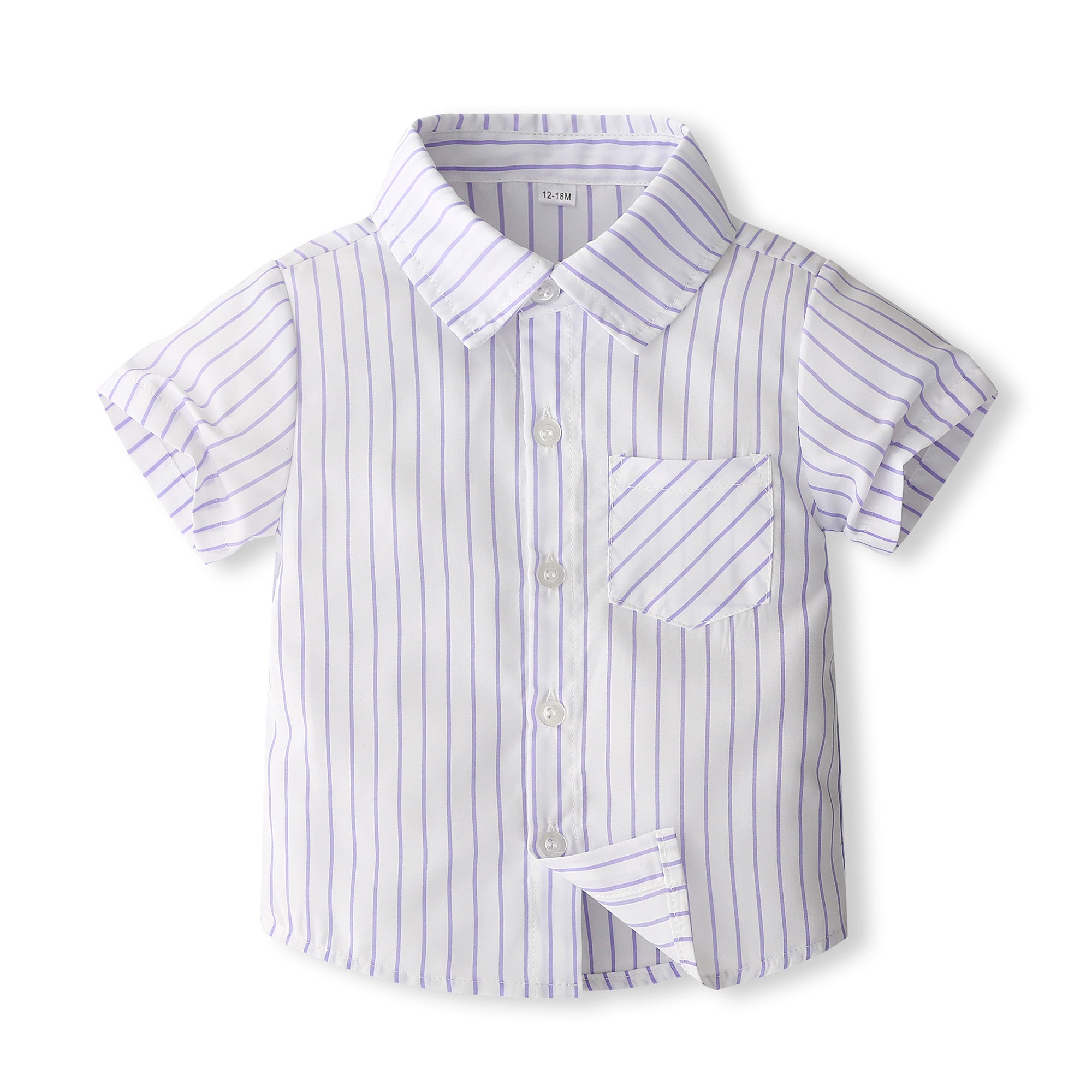 Boys Striped Pure Cotton Three Piece Suit