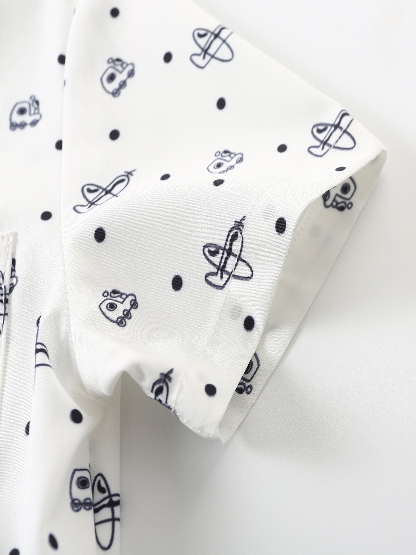 Boys Printed Shirt with Shorts
