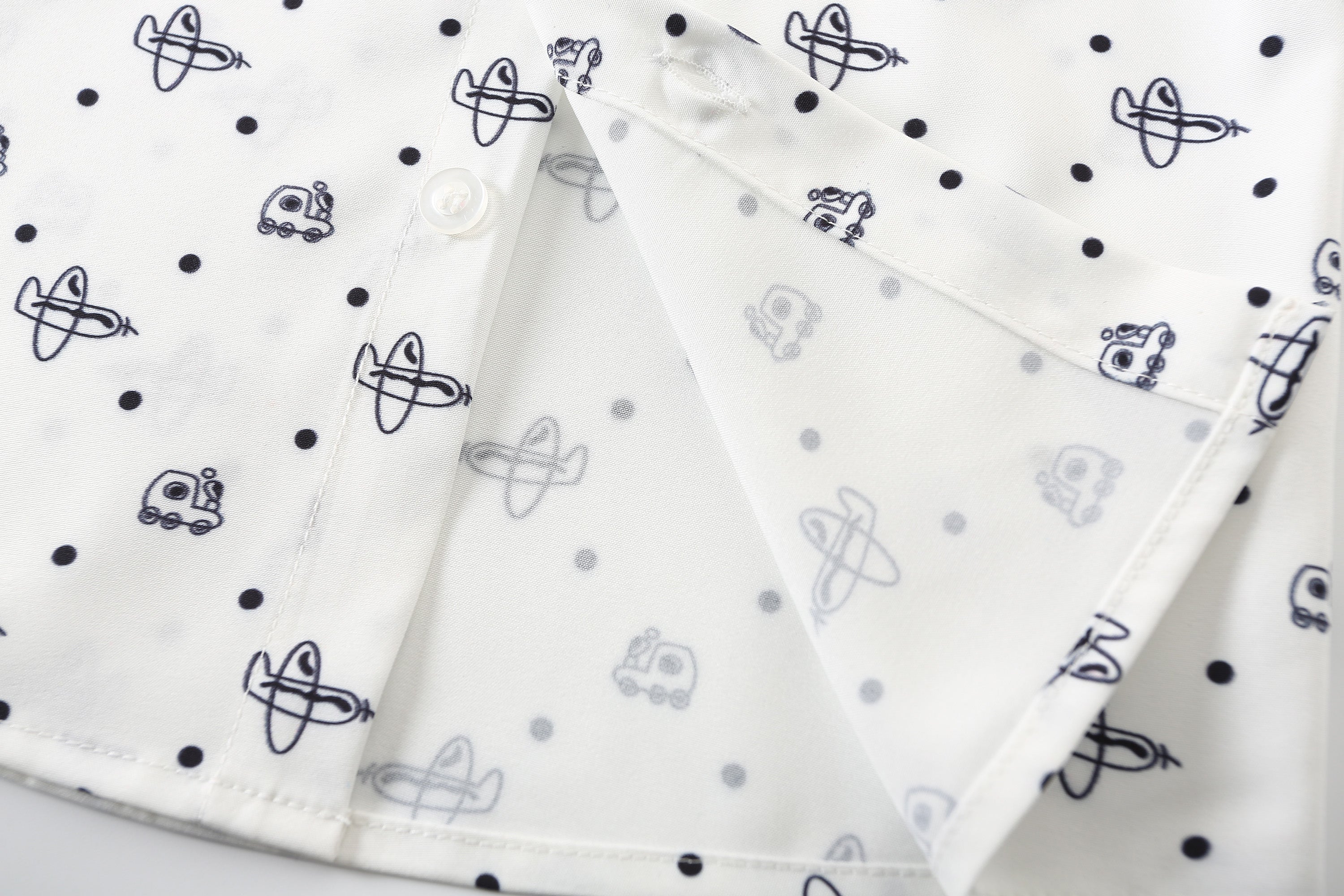 Boys Printed Shirt with Shorts