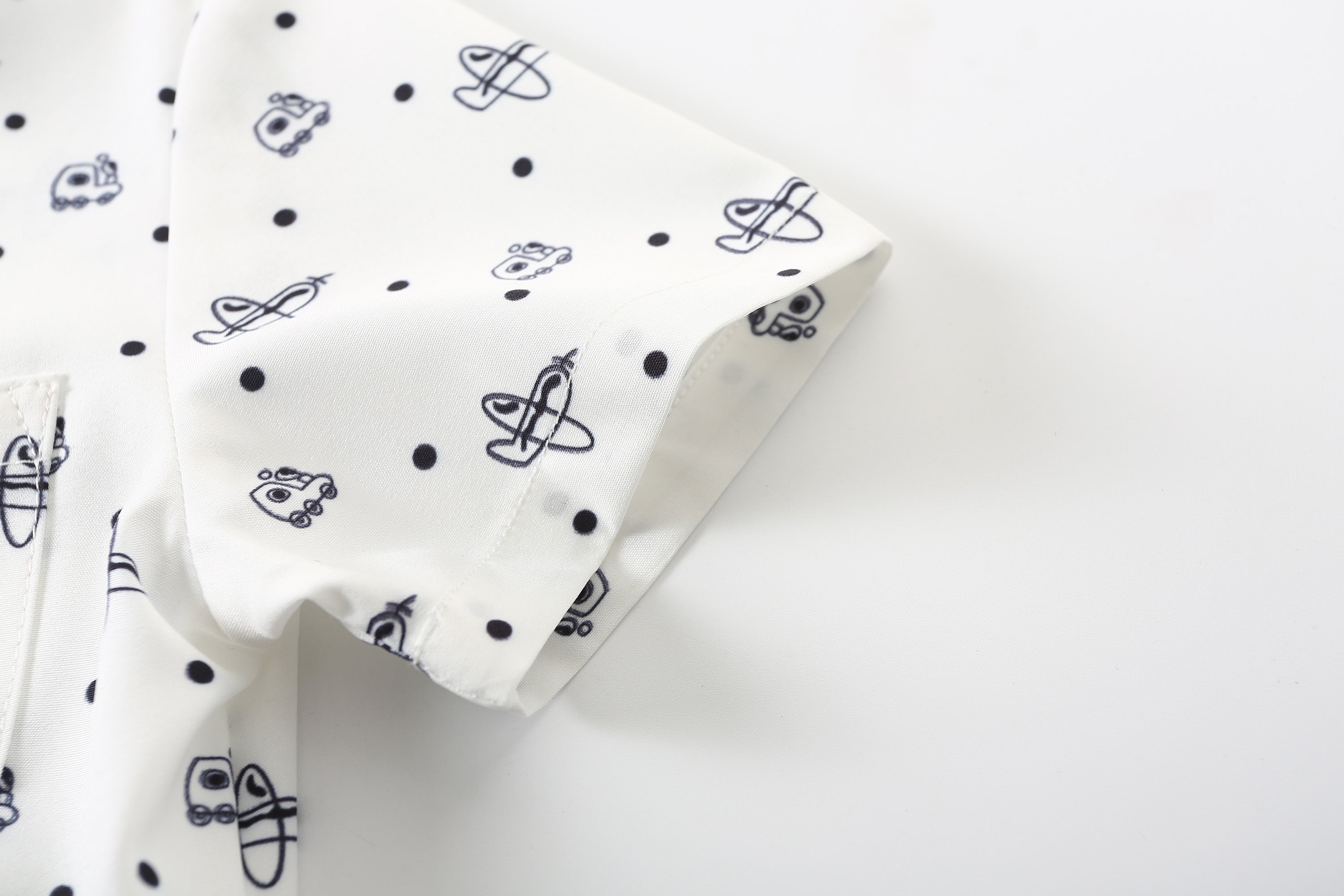 Boys Printed Shirt with Shorts
