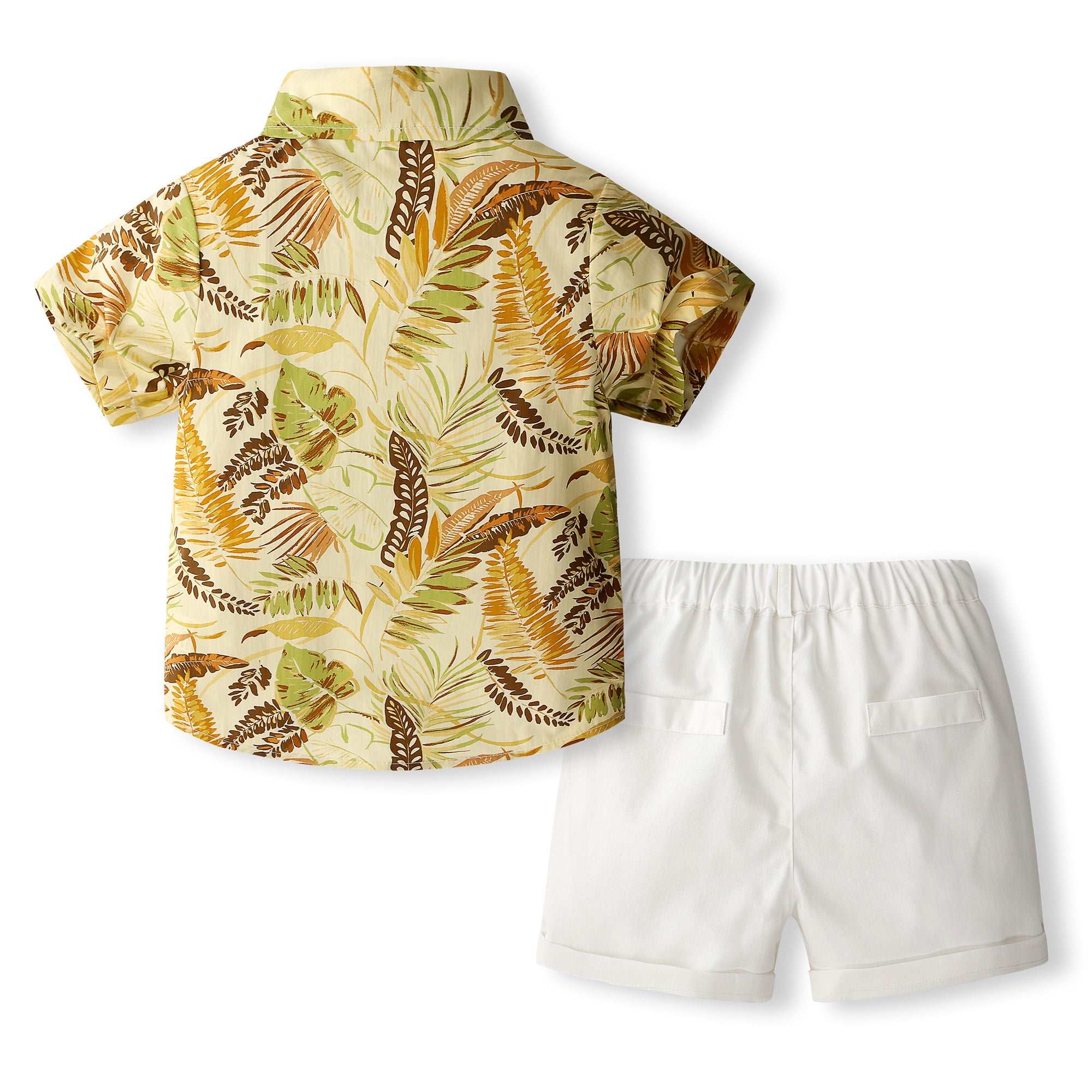 Boys Printed Shirt with Shorts
