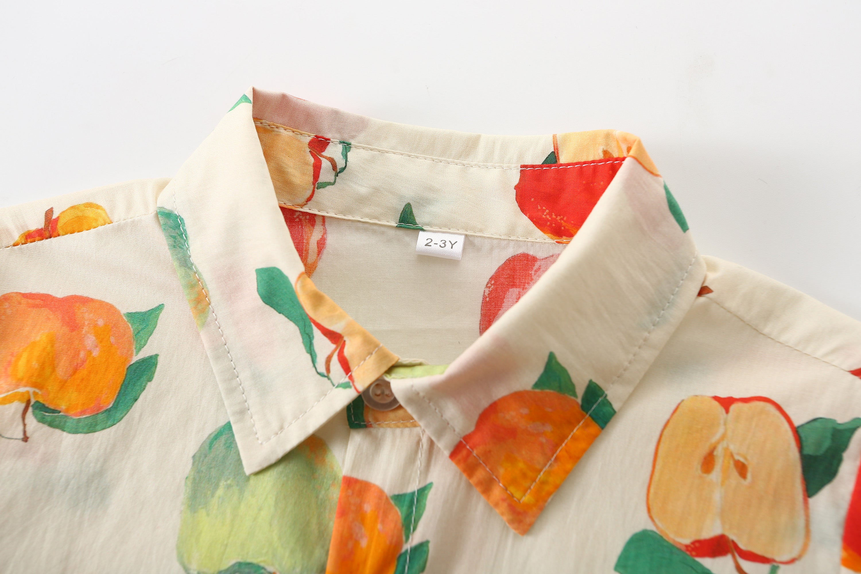 Boys Printed Pure Cotton Shirt With Shorts