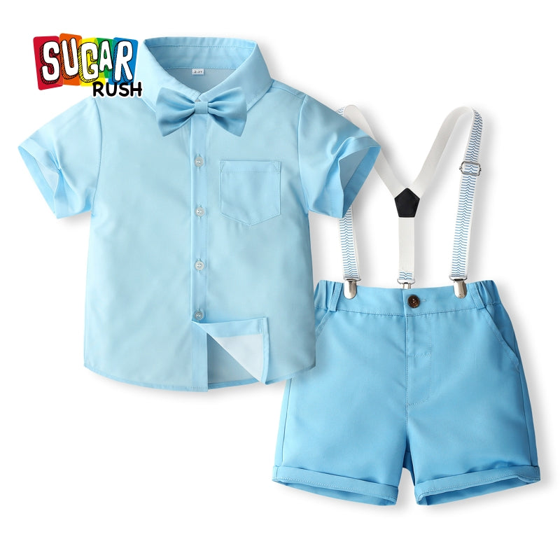 Boys Blue Top with Shorts