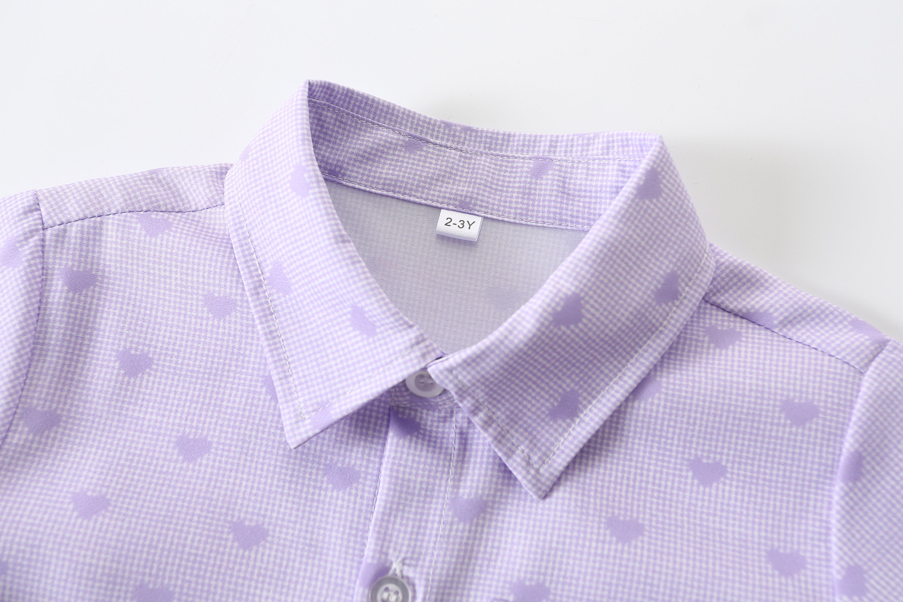 Boys Printed Pure Cotton Shirt With Shorts With Bow