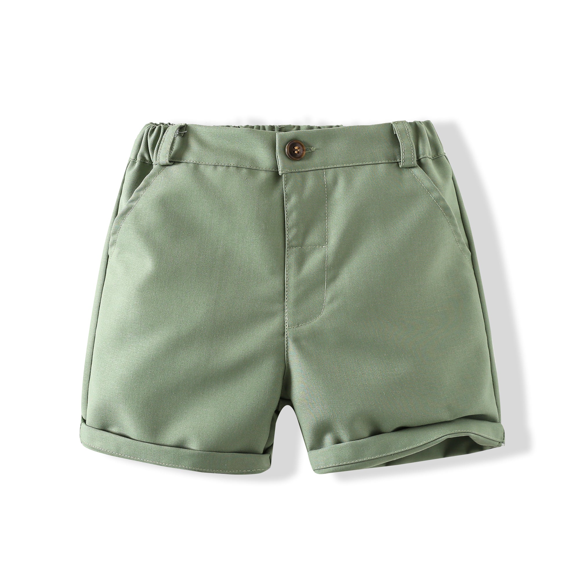 Boys Printed Pure Cotton Shirt With Shorts And Bow