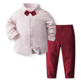 Boys Printed Shirt with Trousers
