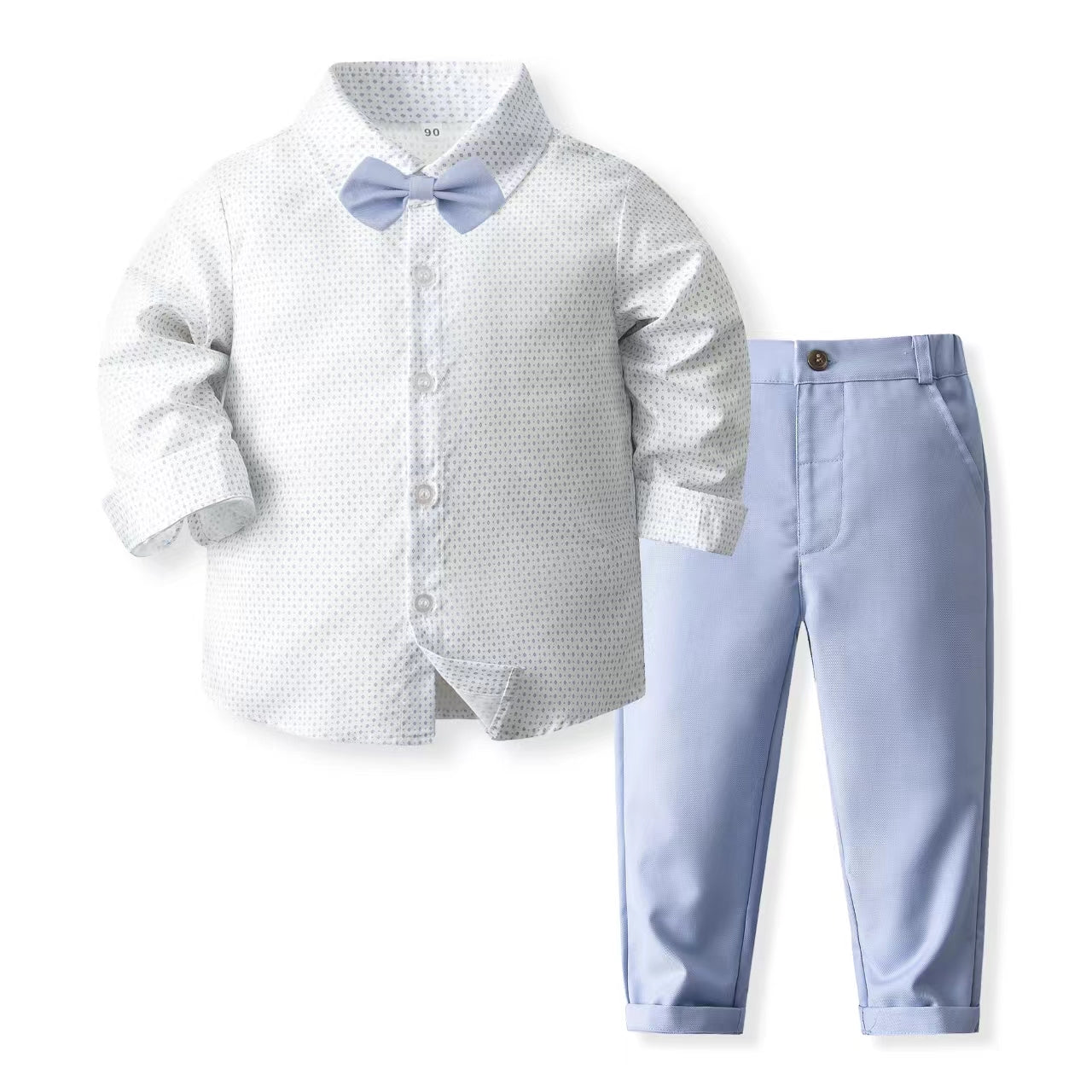 Boys Printed Pure Cotton Shirt With Trouser