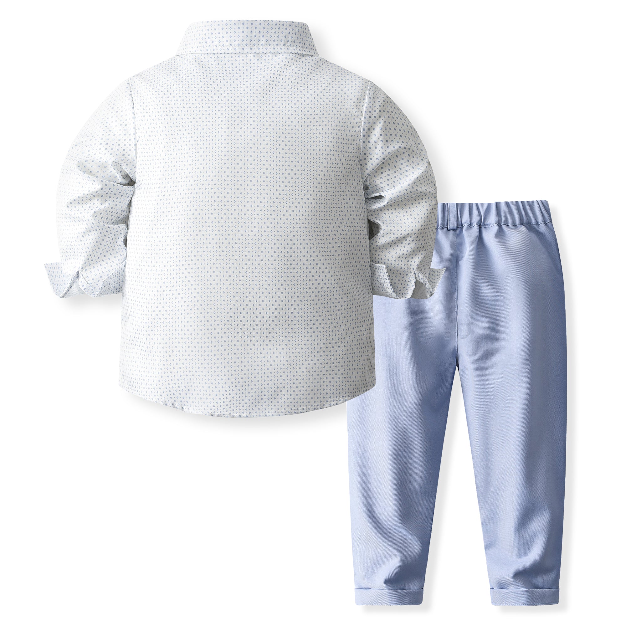 Boys Printed Pure Cotton Shirt With Trouser