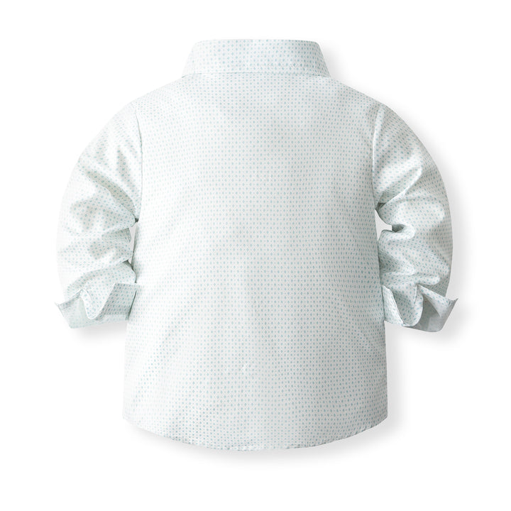 Boys Printed Pure Cotton Shirt With Trouser