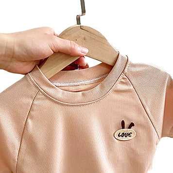 Boys Khaki Top with Shorts