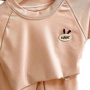 Boys Khaki Top with Shorts